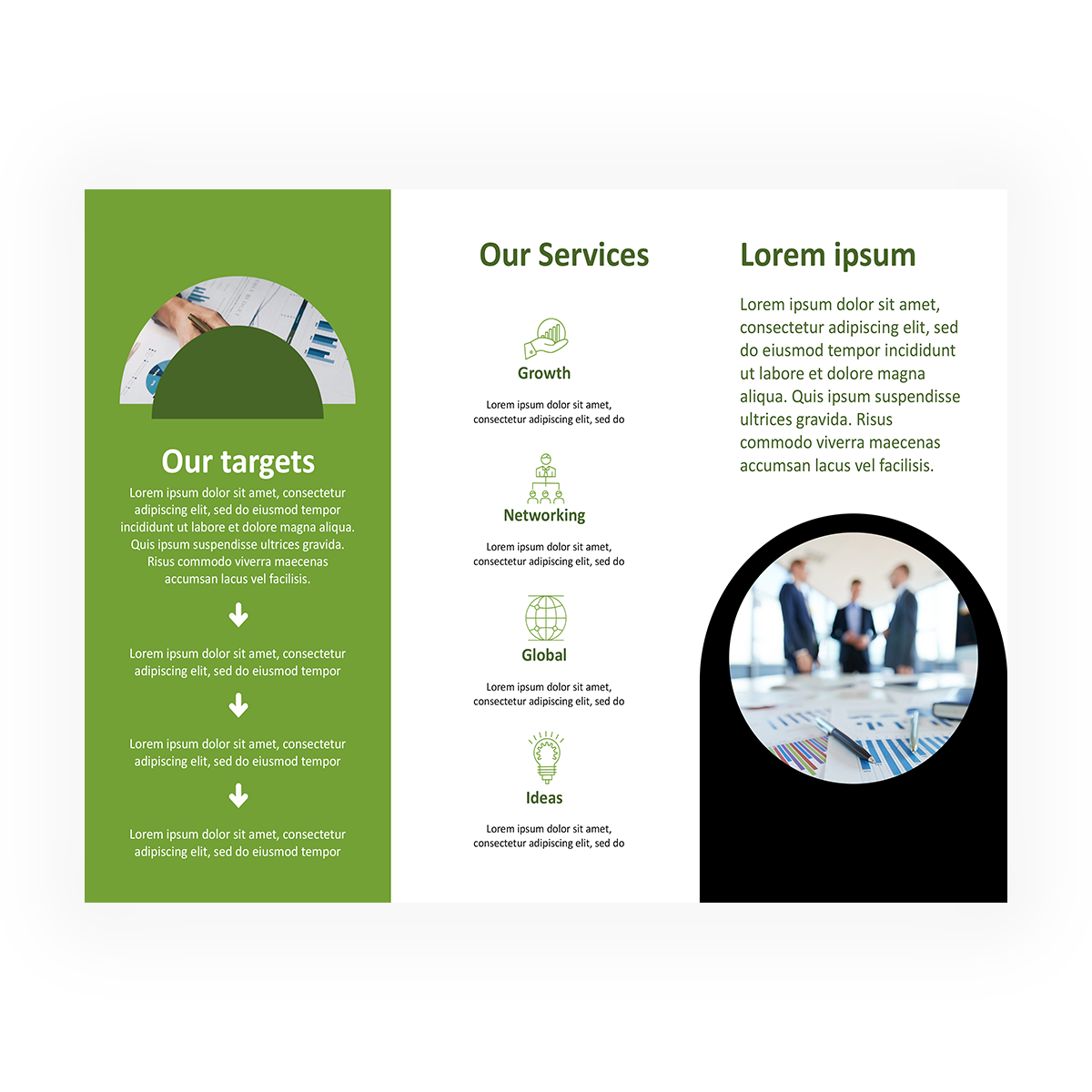 trifold brochure design #16