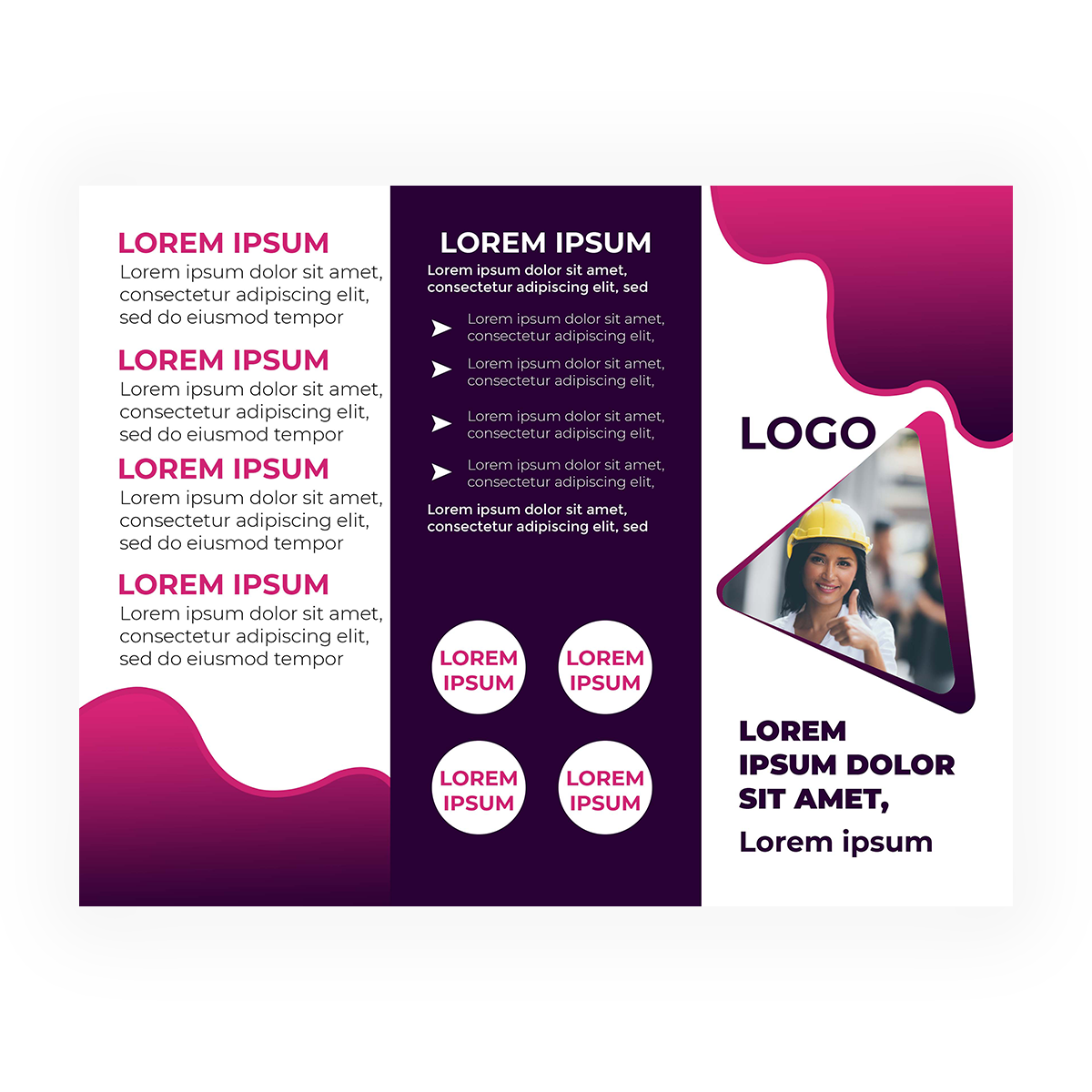 trifold brochure design #41