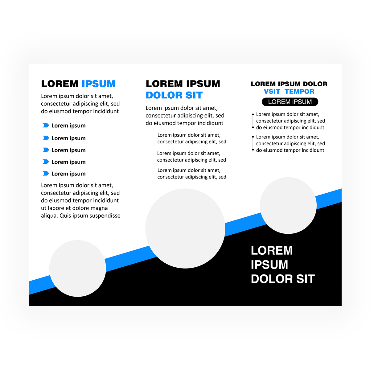 تصميم بروشور ثلاثي #٢٩