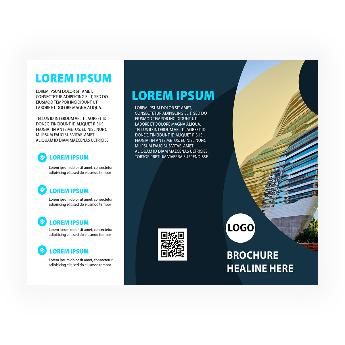 trifold brochure design #15