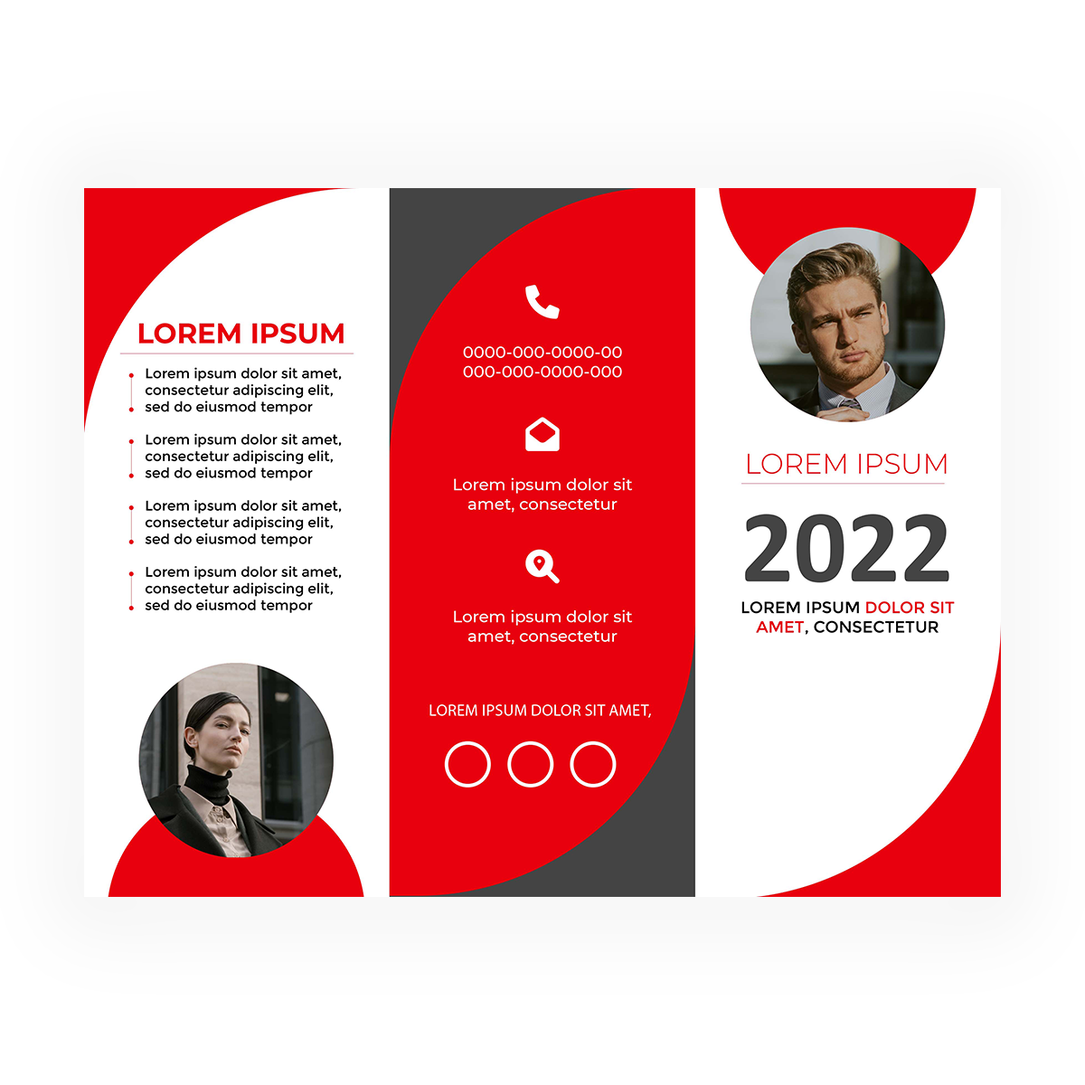 trifold brochure design #31