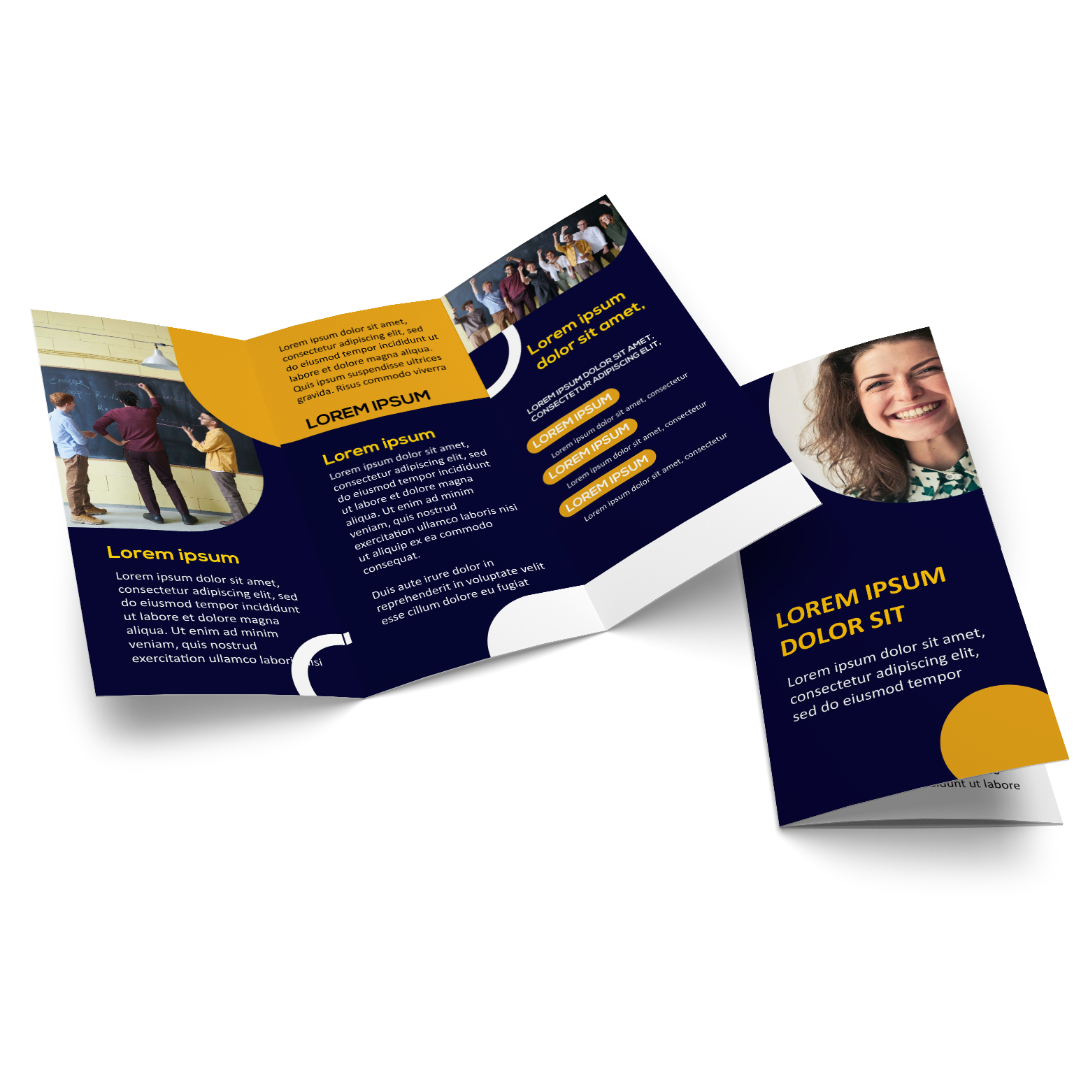 trifold brochure design #35