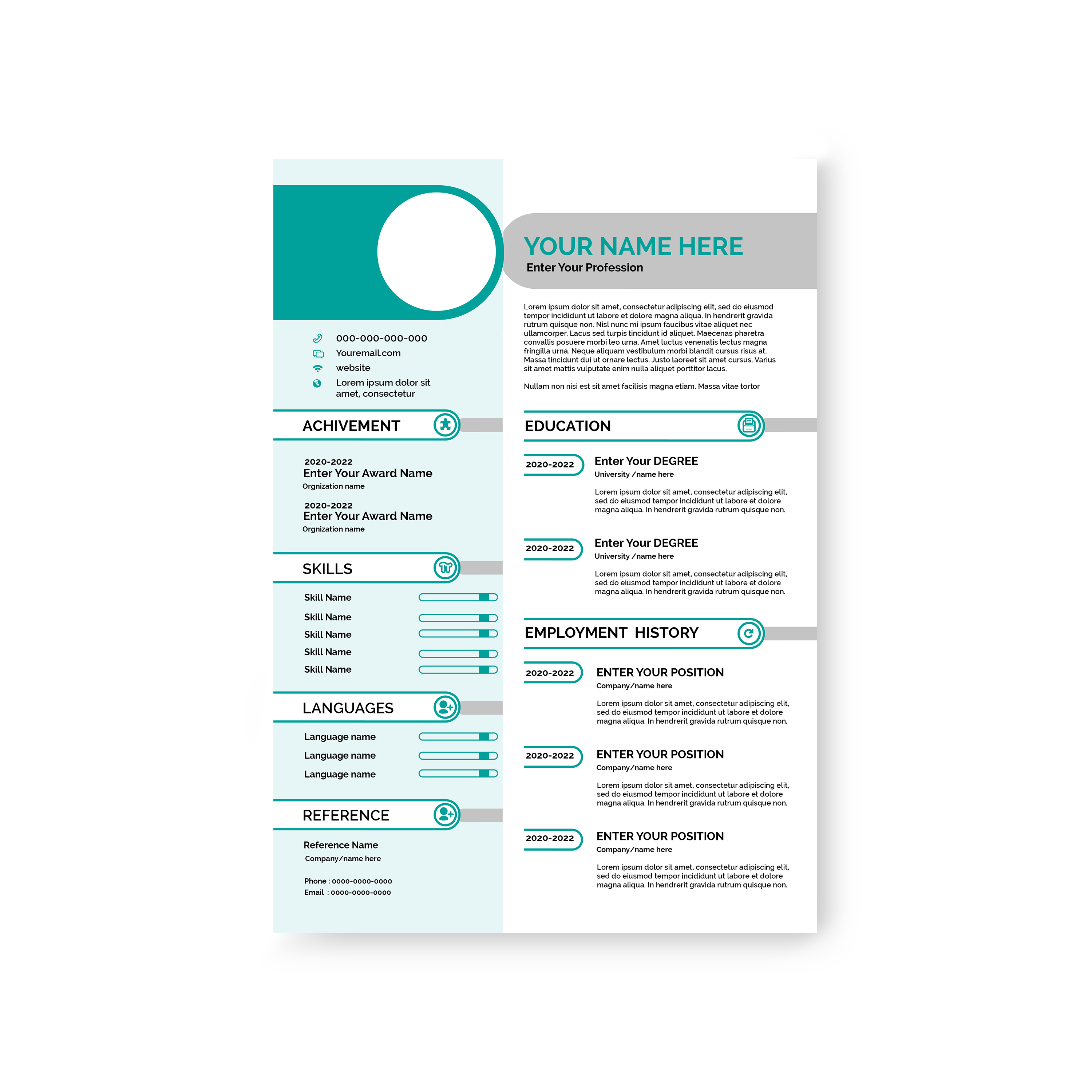 CV Design #5
