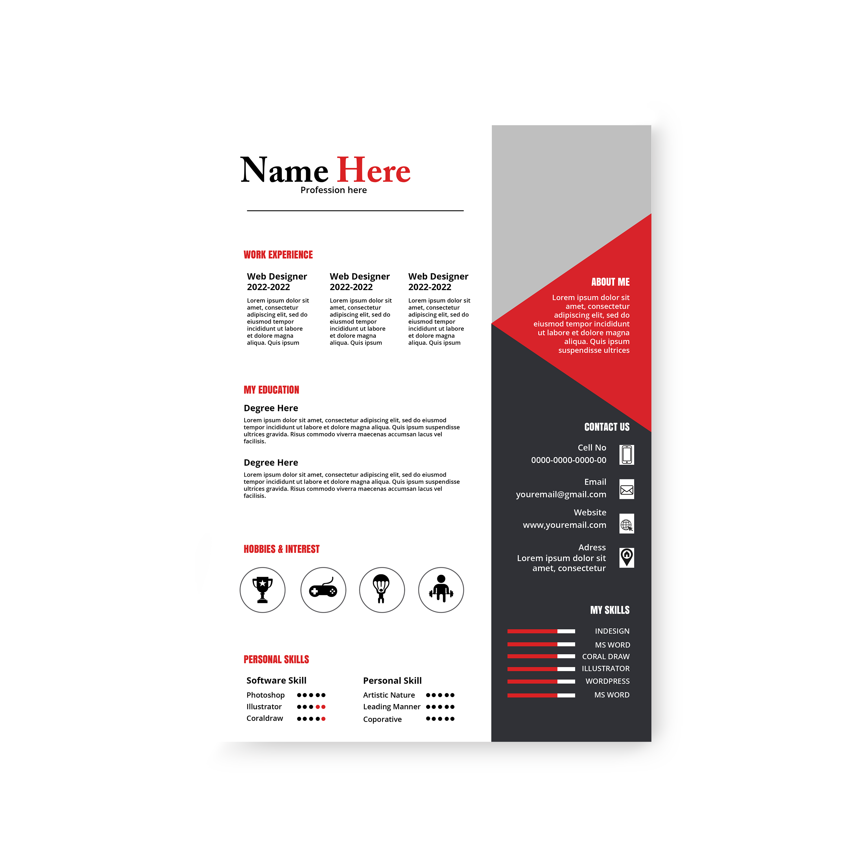 CV Design #30