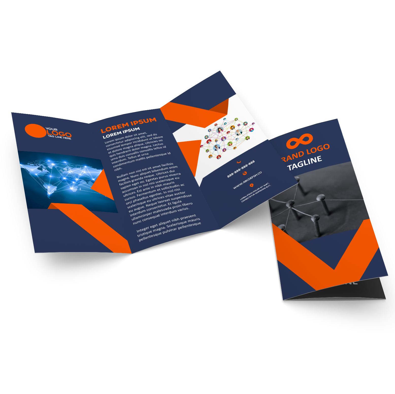 trifold brochure design #8