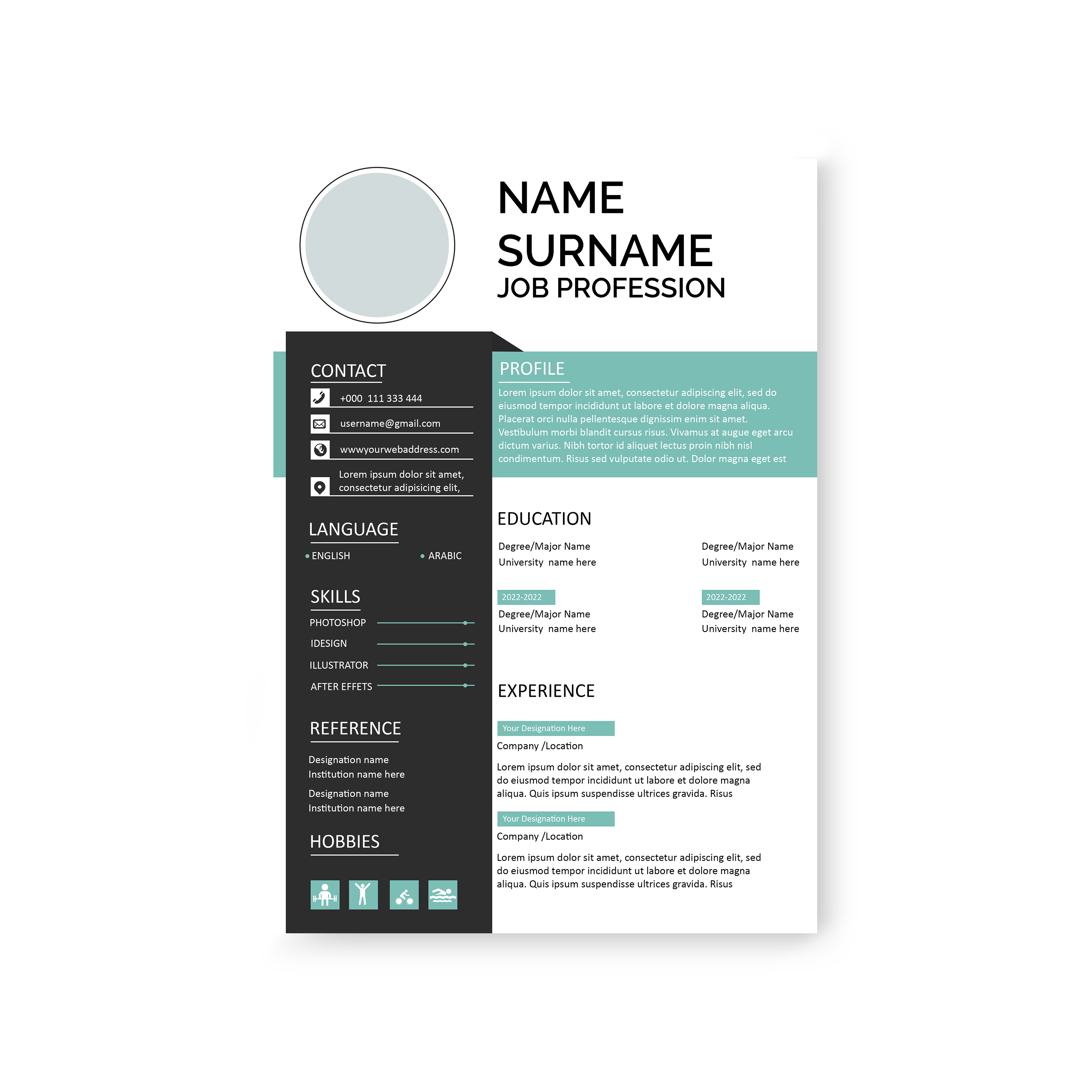 CV Design #22