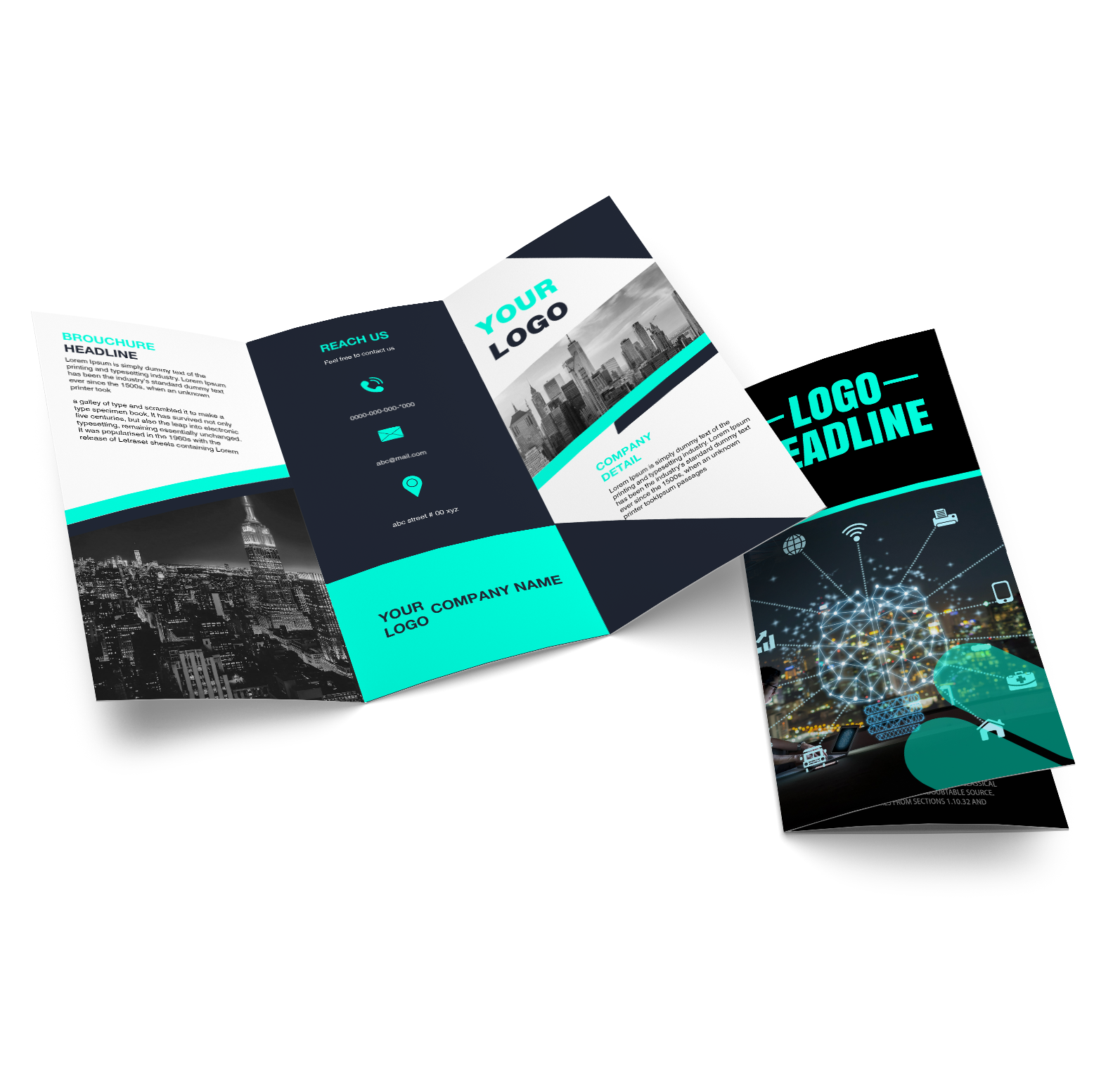 trifold brochure design #27