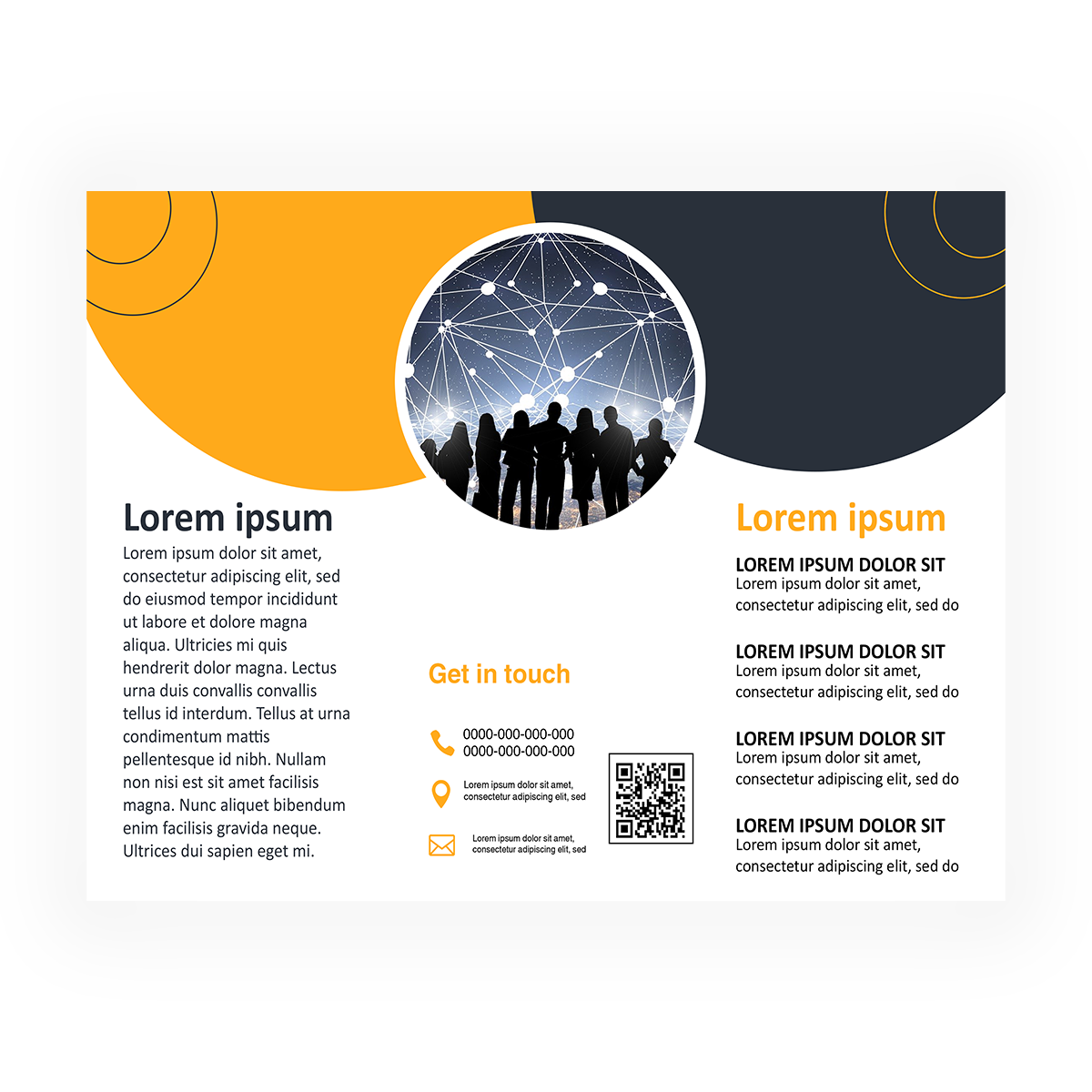 trifold brochure design #9