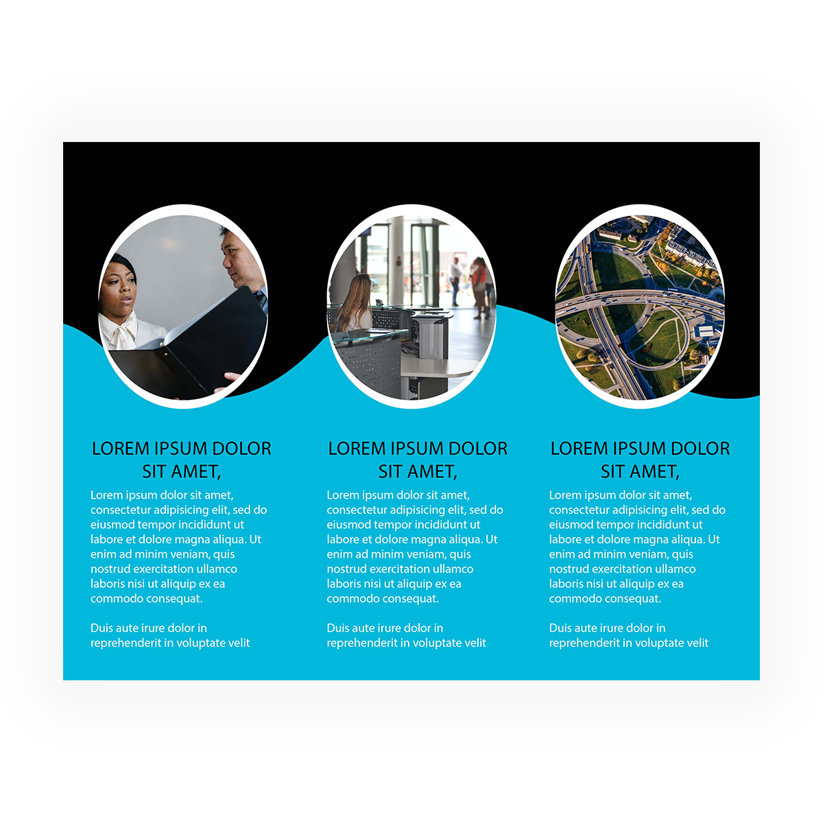 trifold brochure design #36