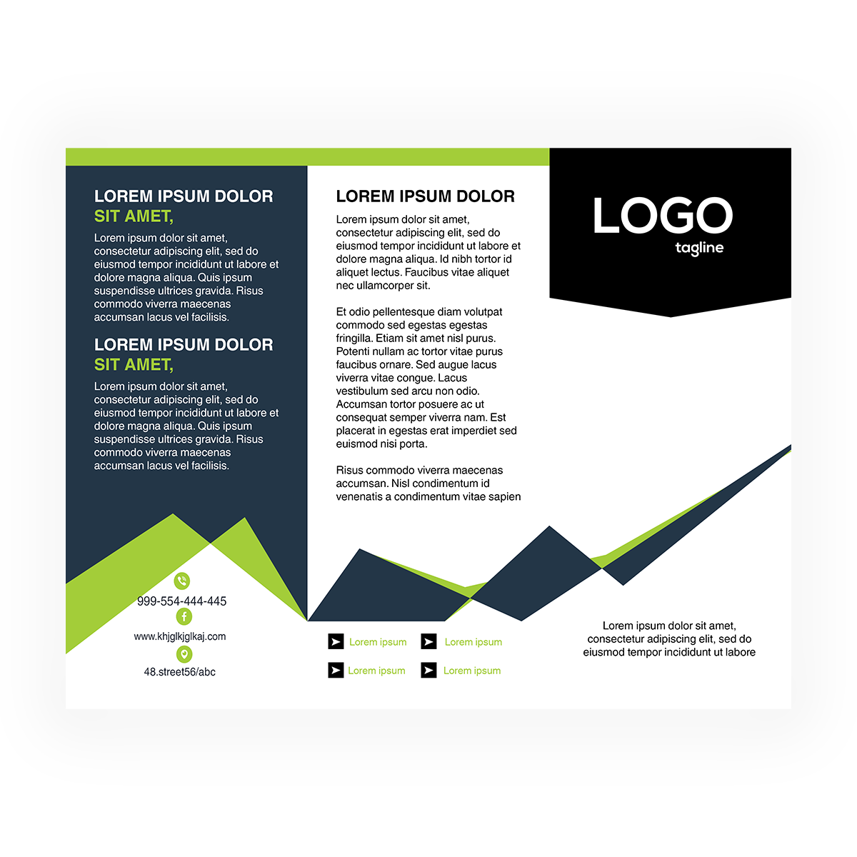 trifold brochure design #53