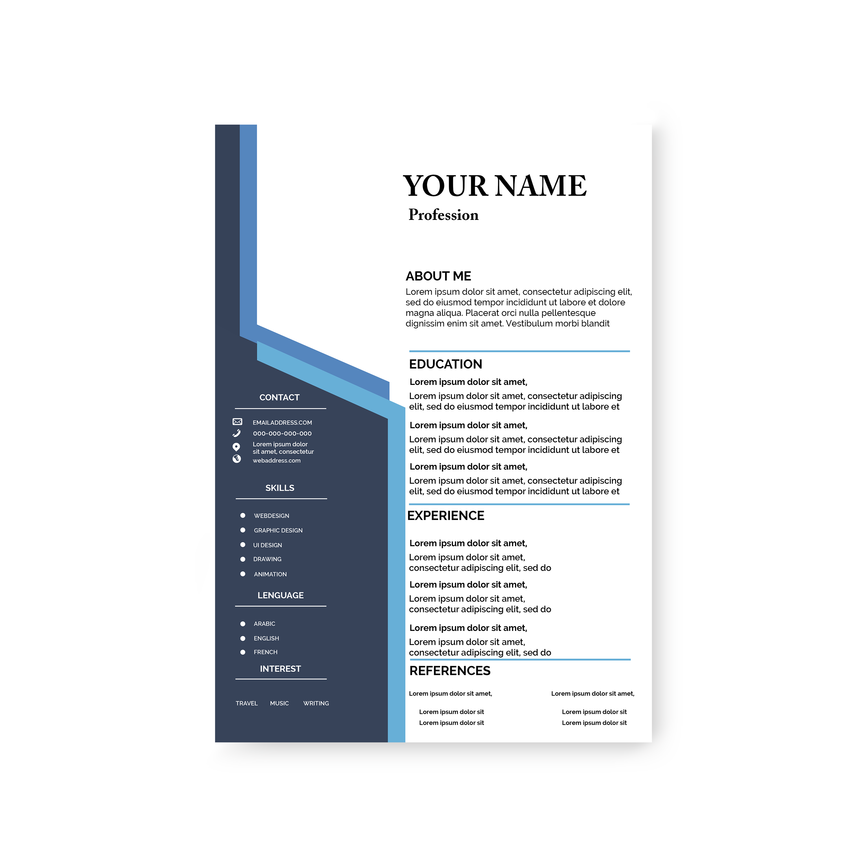 CV Design #25