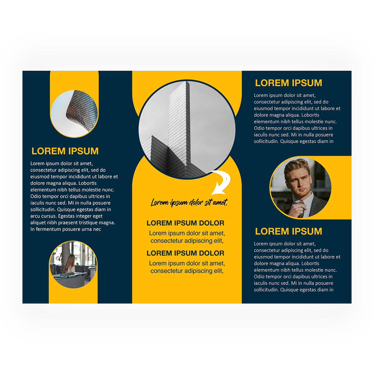 trifold brochure design #49