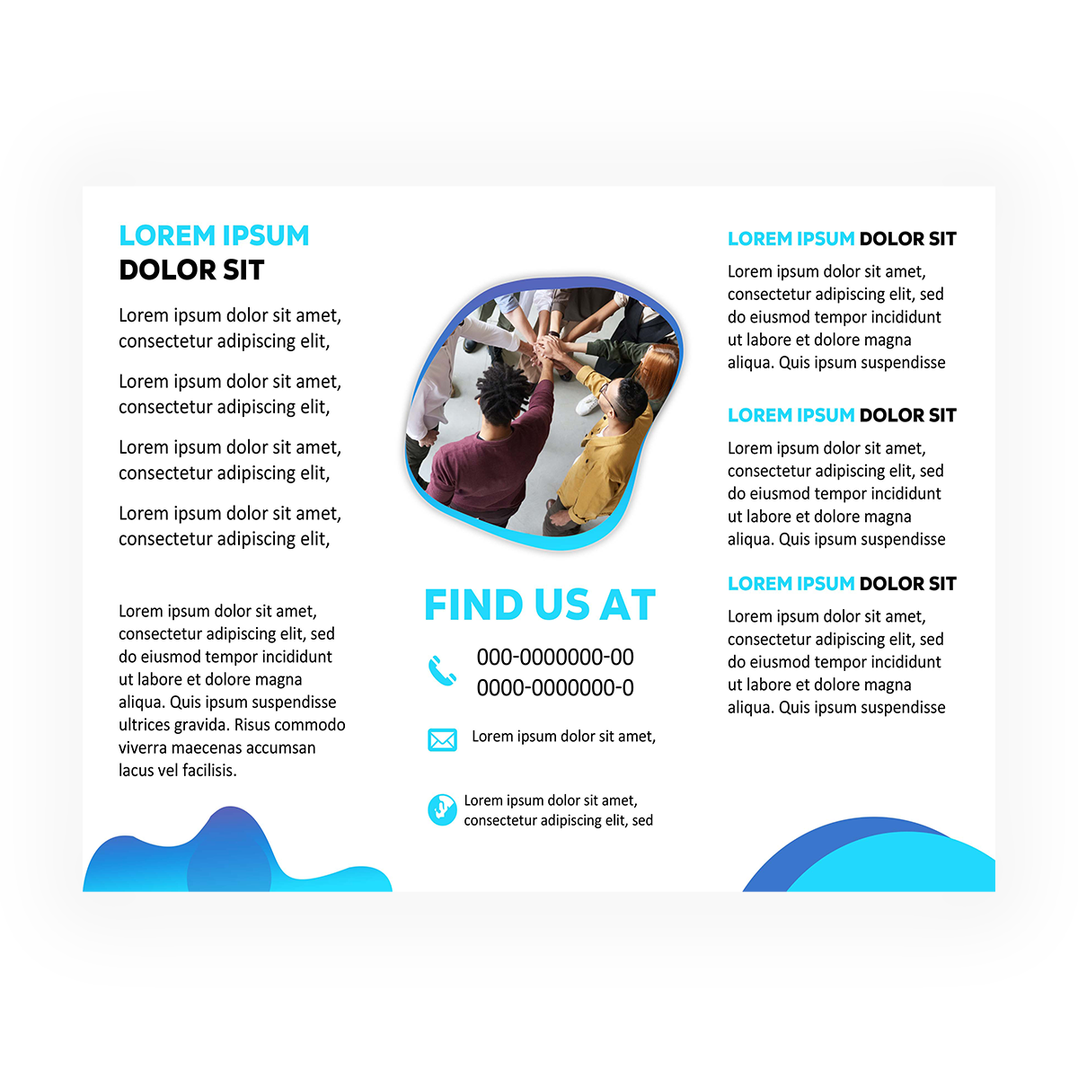 trifold brochure design #34