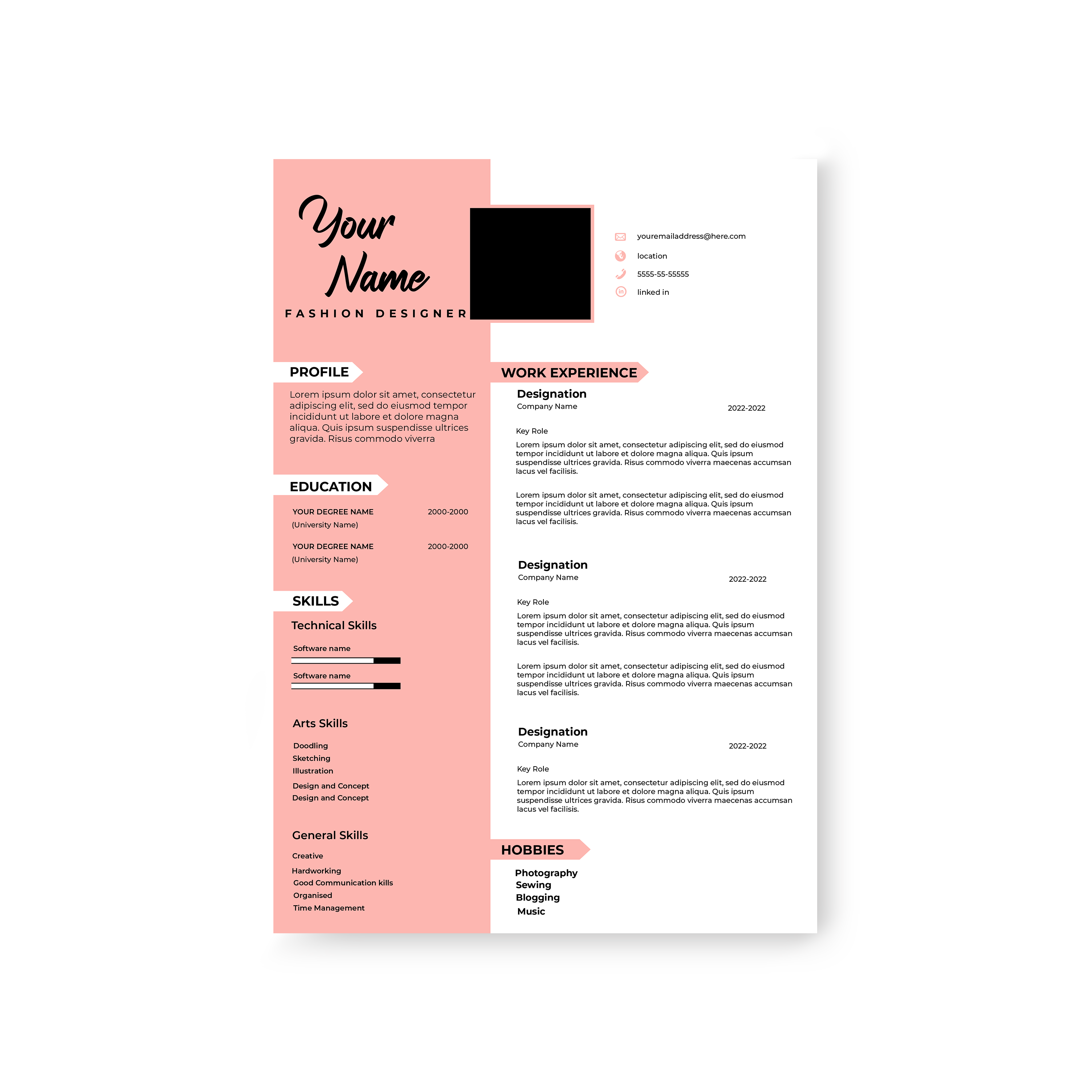 CV Design #10