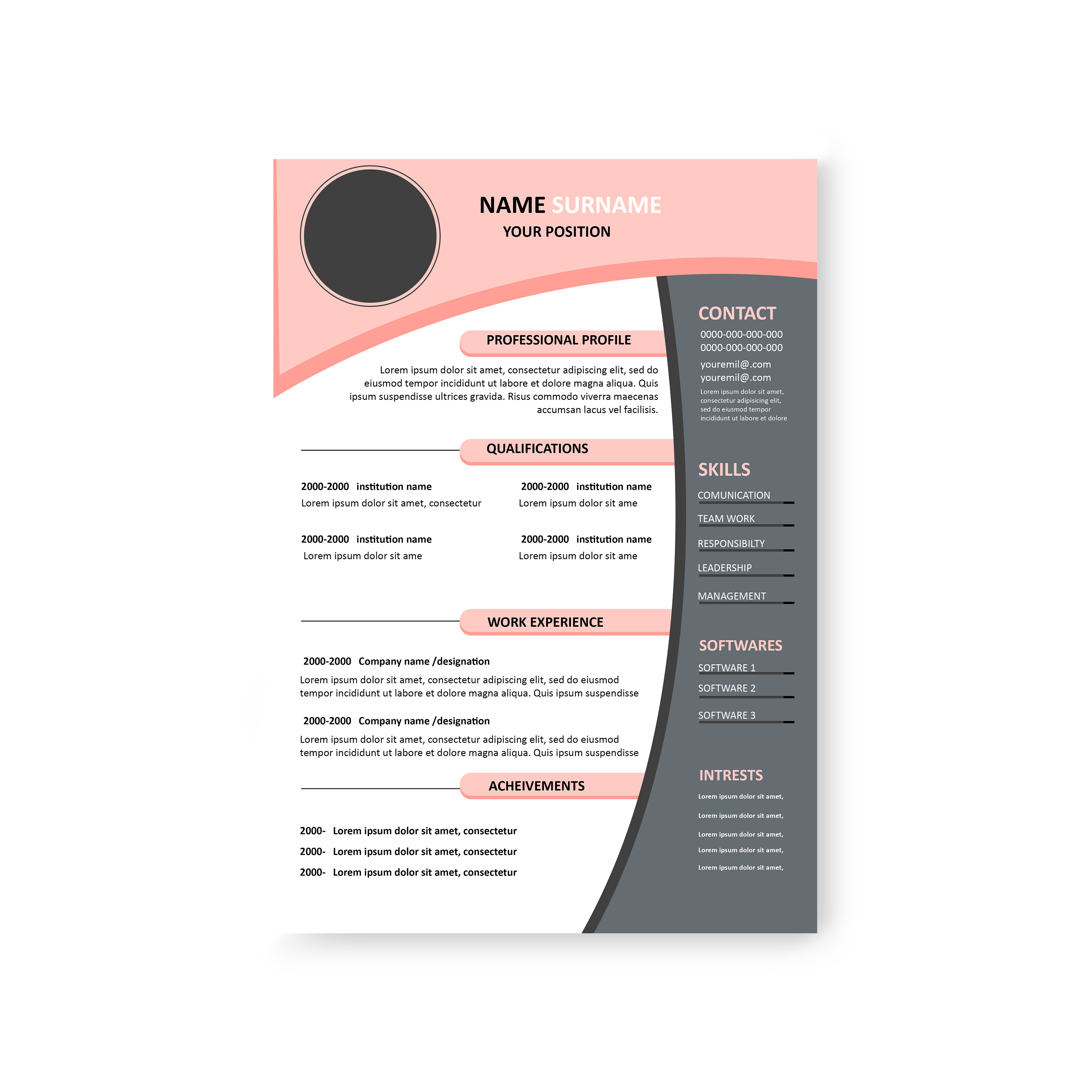 CV Design #8