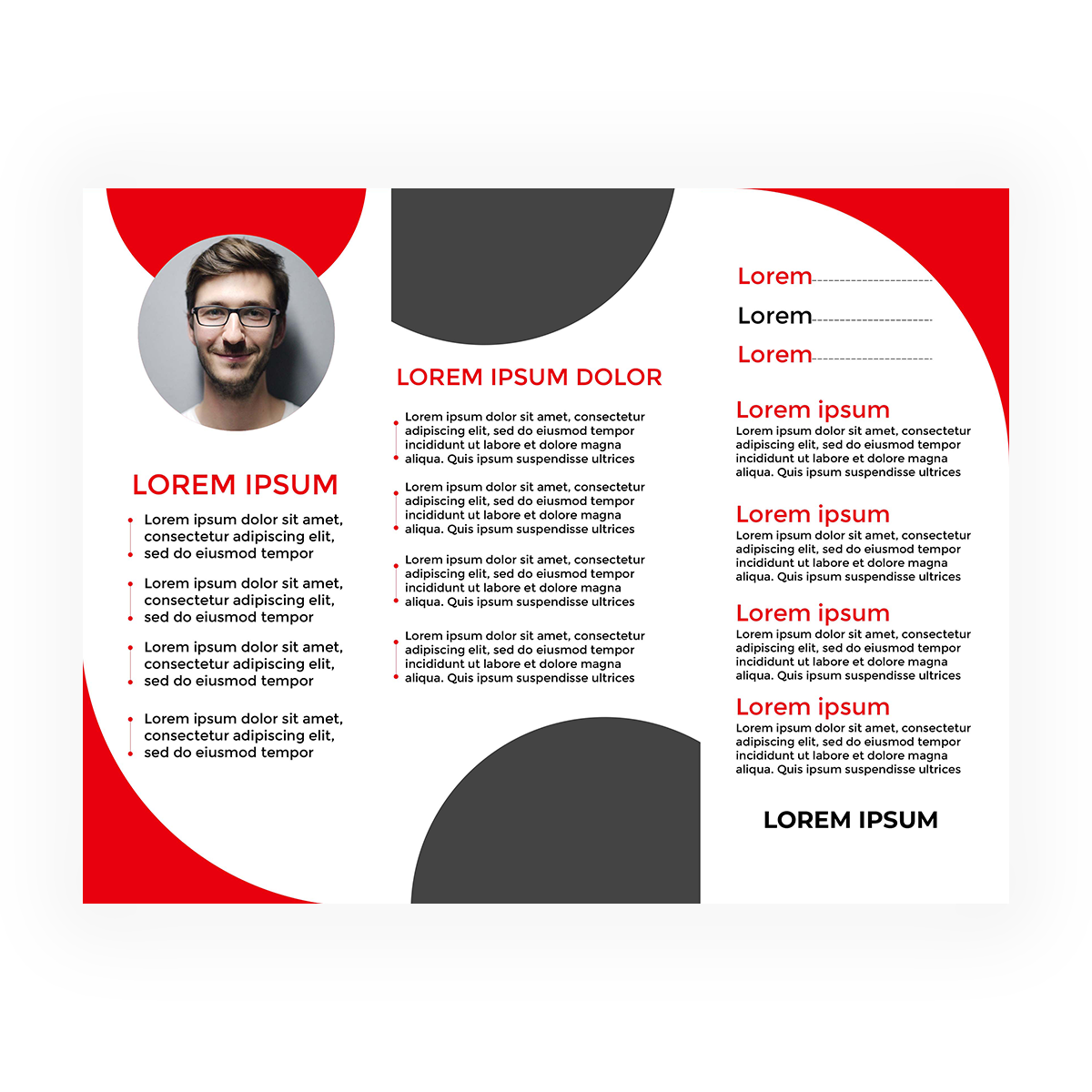 trifold brochure design #31