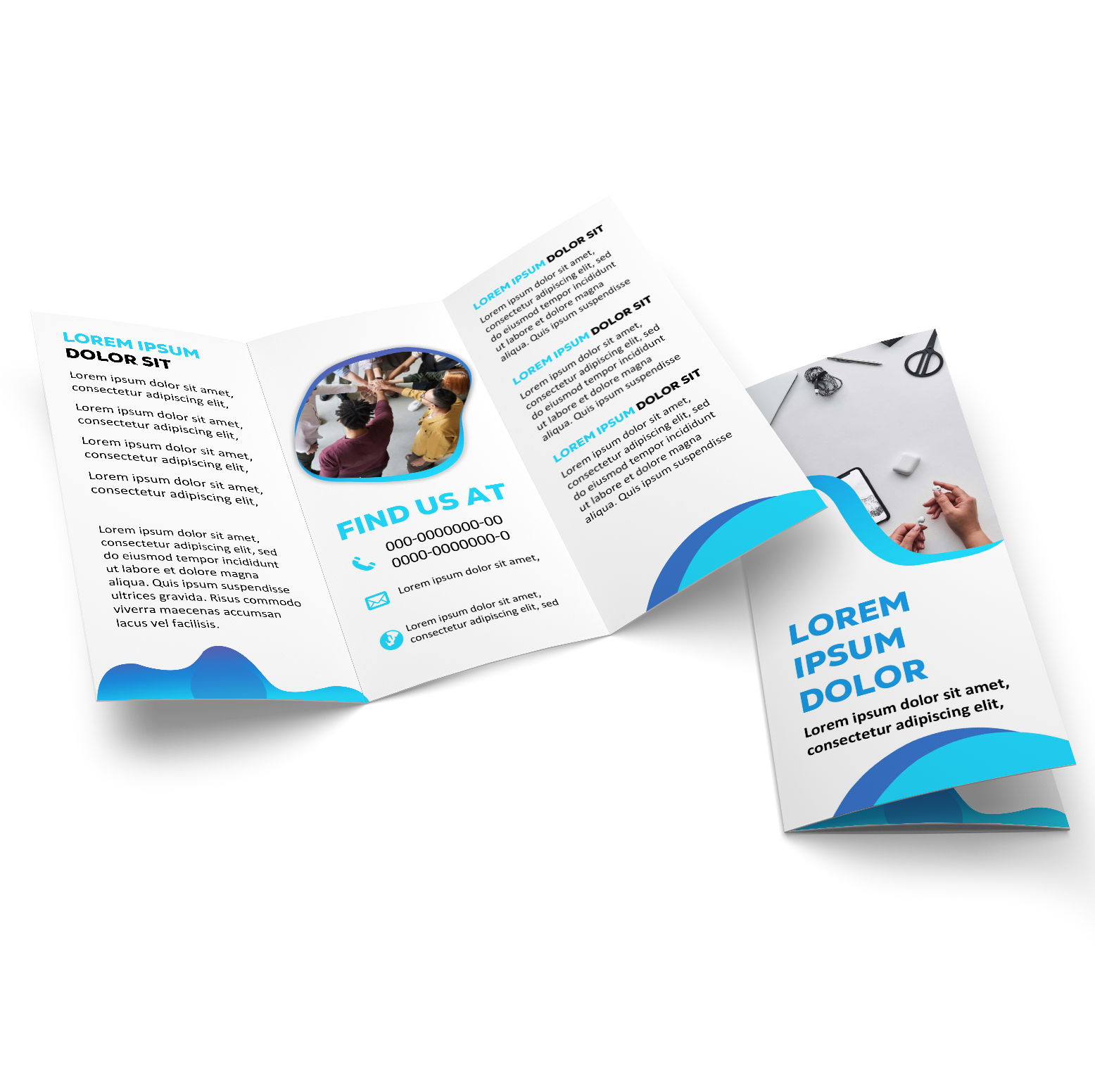 trifold brochure design #34