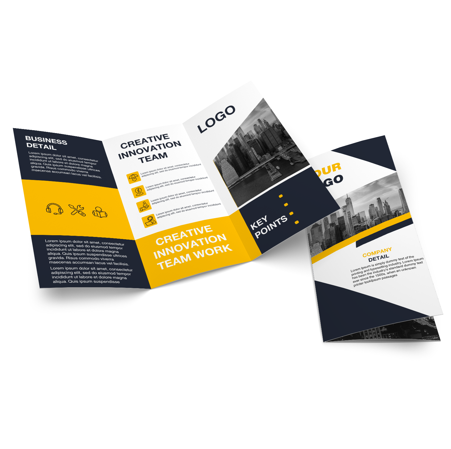 trifold brochure design #28