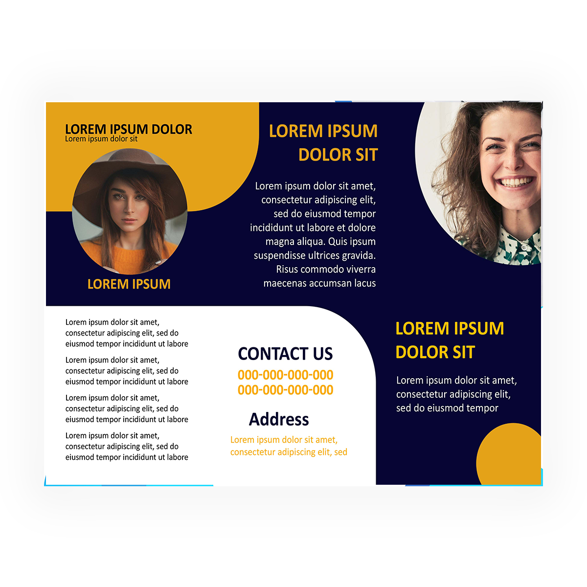 trifold brochure design #35