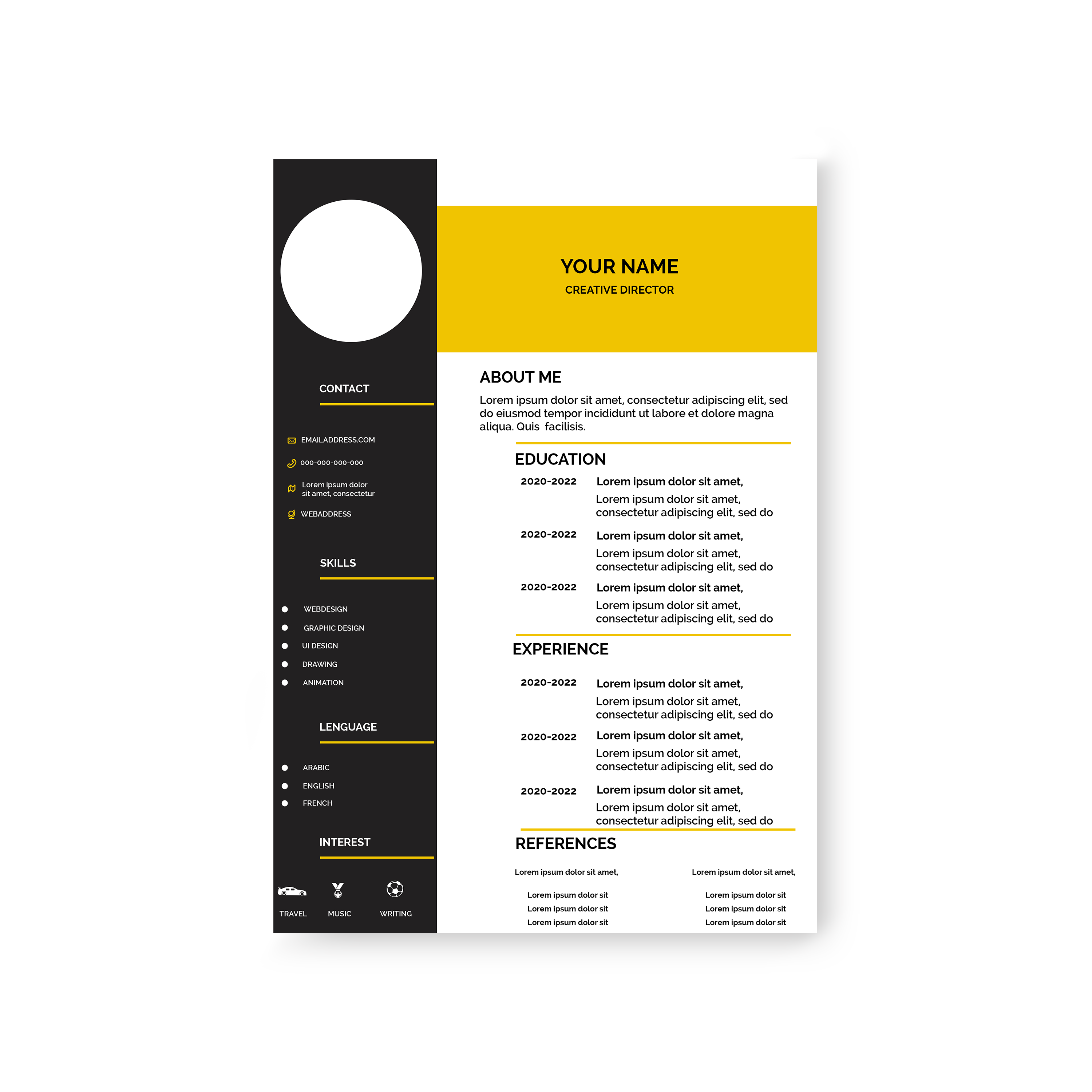 CV Design #3