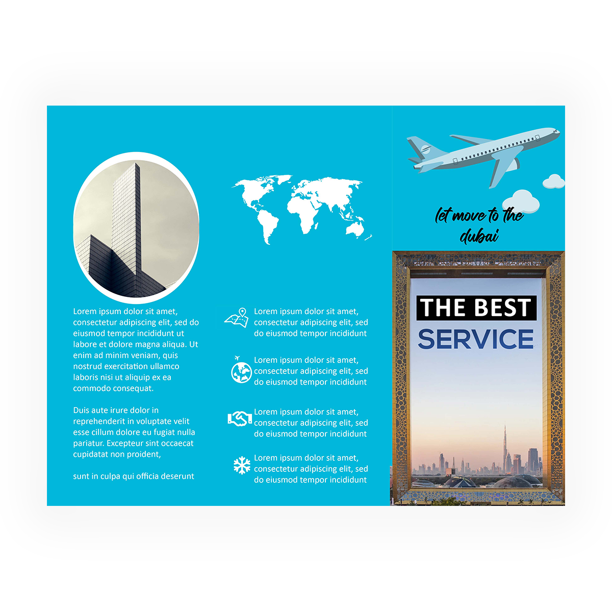 trifold brochure design #36