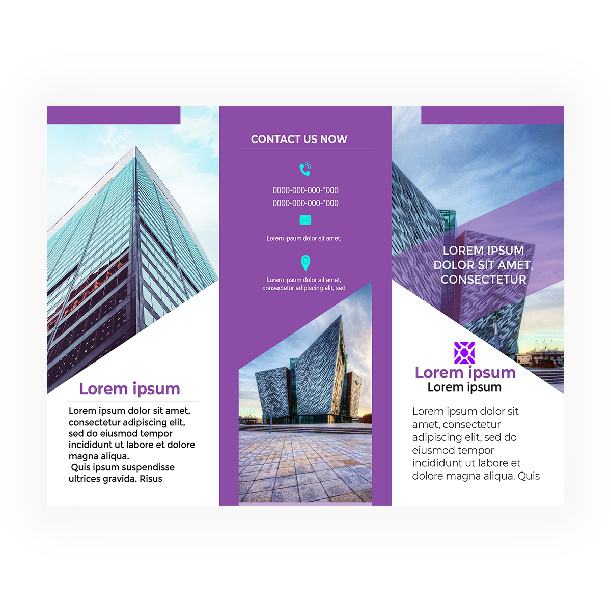 trifold brochure design #37