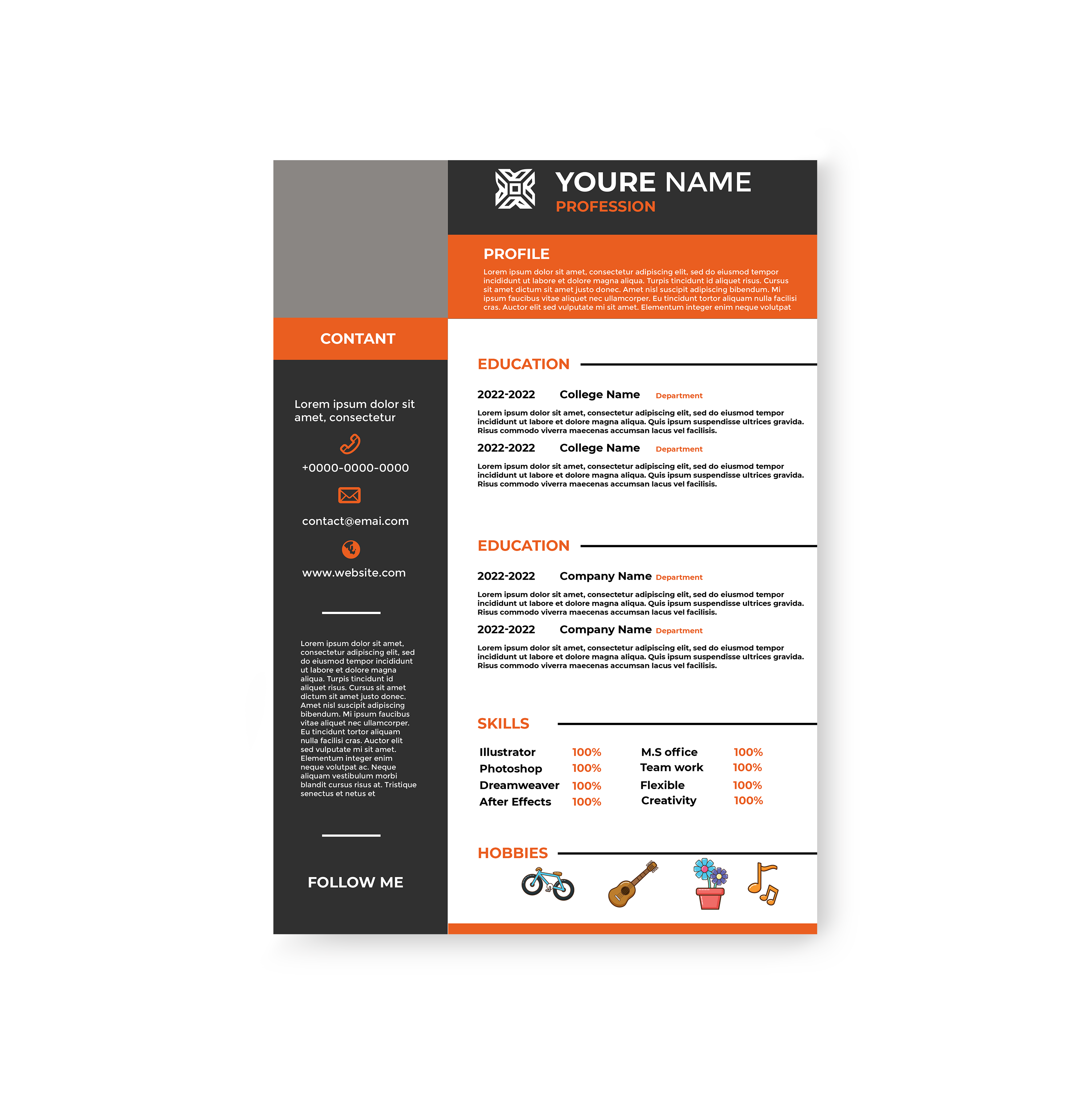 CV Design #31