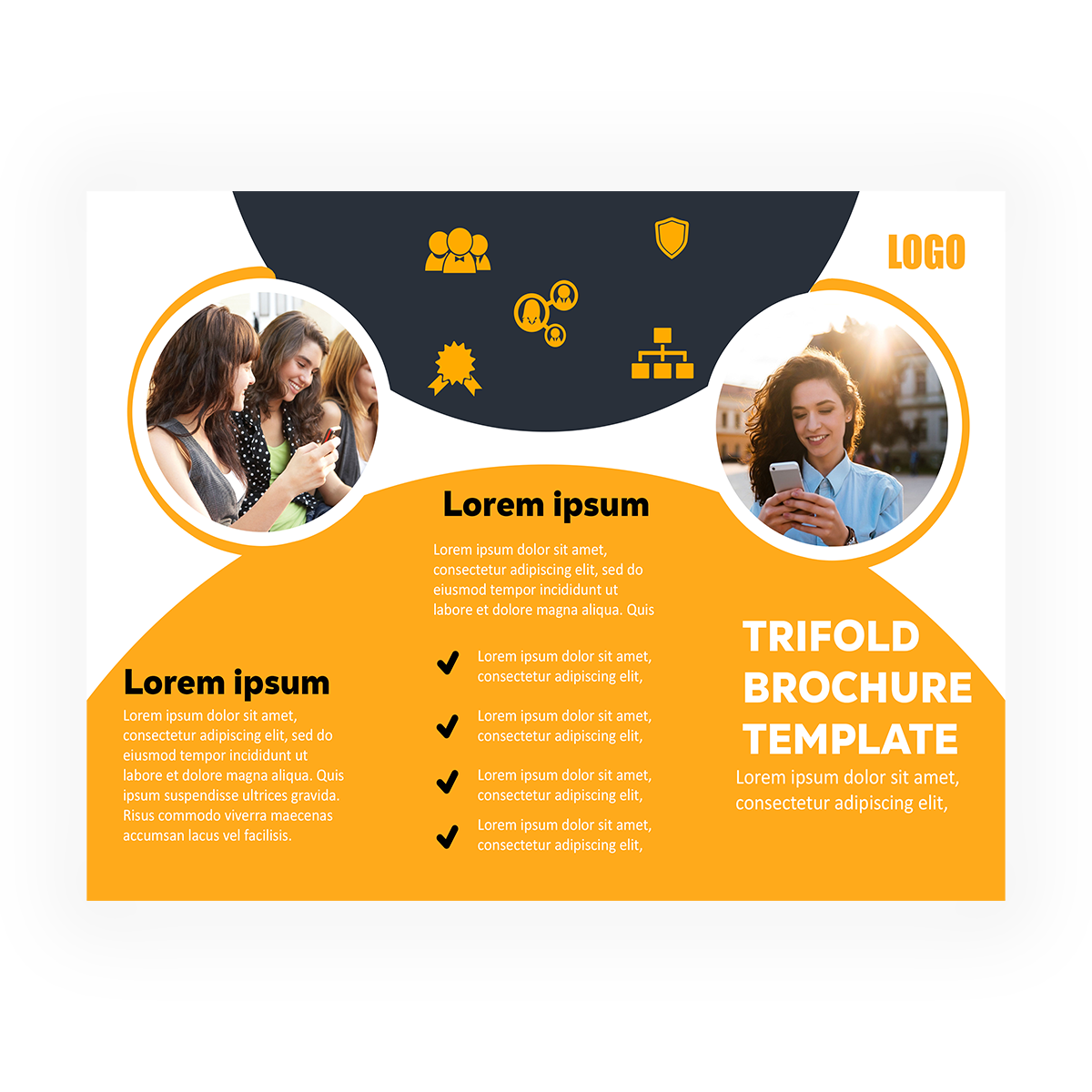 trifold brochure design #9