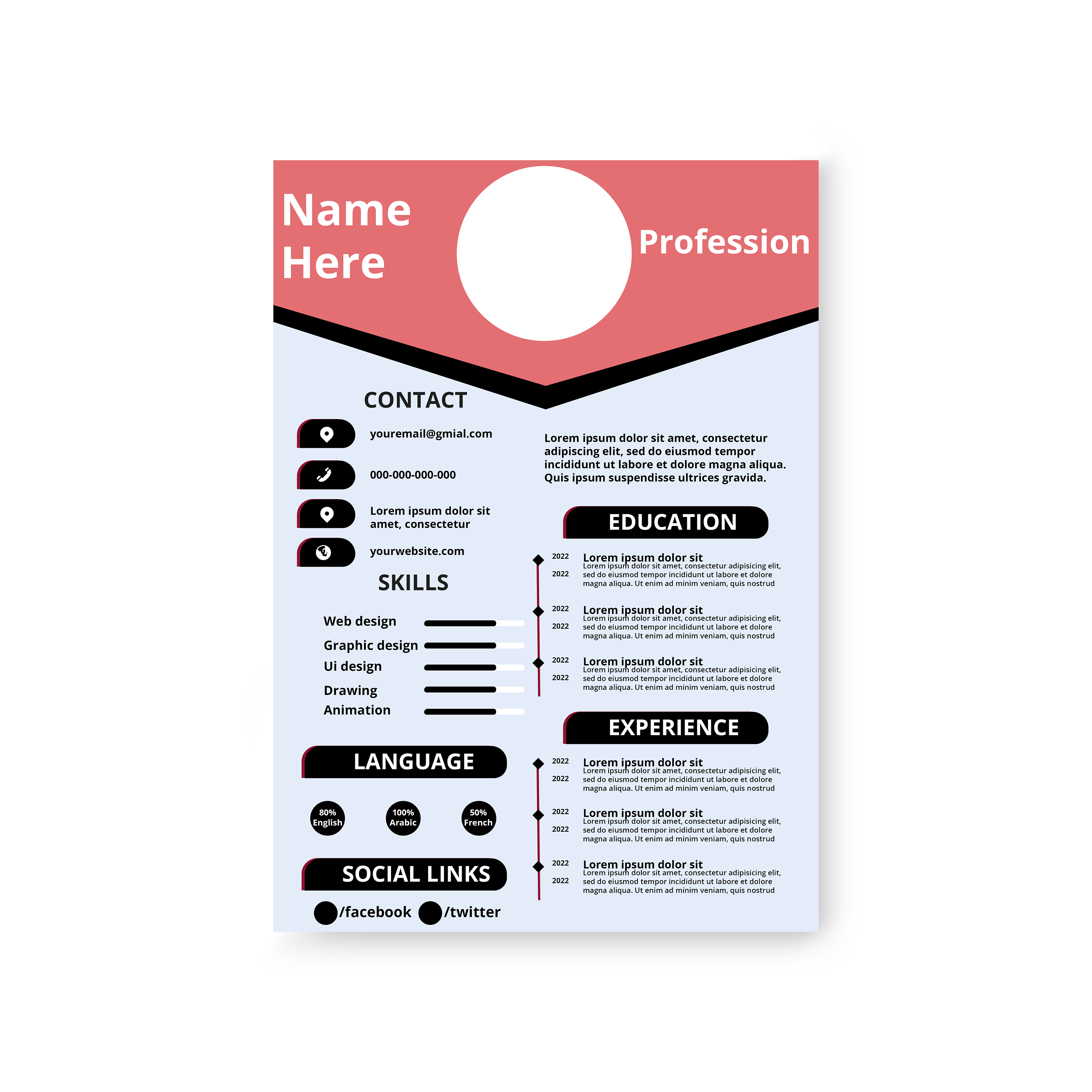 CV Design #29